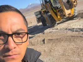 Sebastián Videla admite falta de permiso para excavar en la frontera con Bolivia.