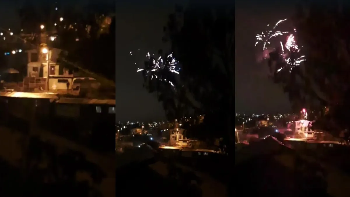 Caos en Valparaíso: detienen a hombre tras velorio con fuegos artificiales y balazos.