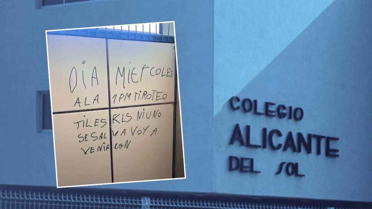 Padres en alerta tras amenaza de tiroteo en el Colegio Alicante del Sol.