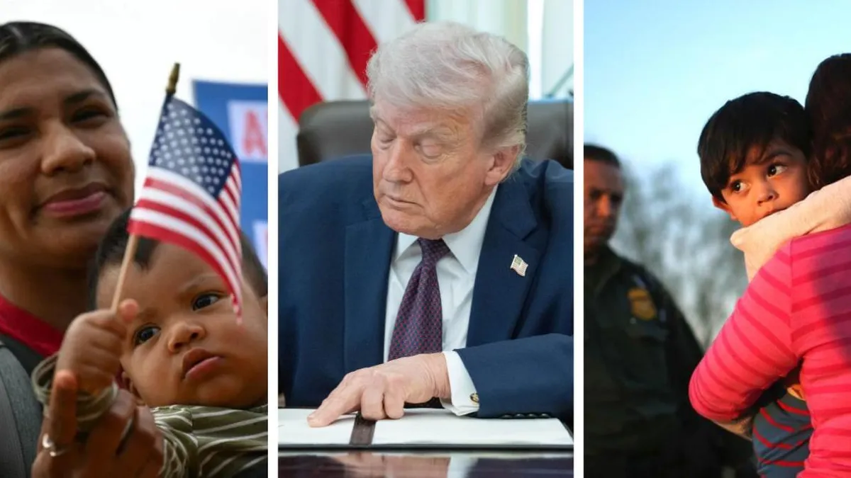 La Corte Suprema evalúa el plan de Trump sobre la ciudadanía por nacimiento.