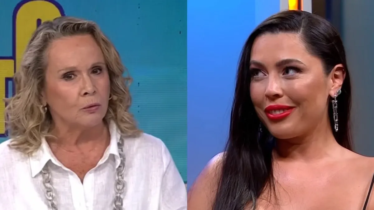 Eli de Caso y Daniela Aránguiz se enfrentan en un tenso debate televisivo.