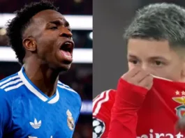 Gianluca Prestianni sancionado por insultos homofóbicos a Vinicius Jr. en la UEFA.