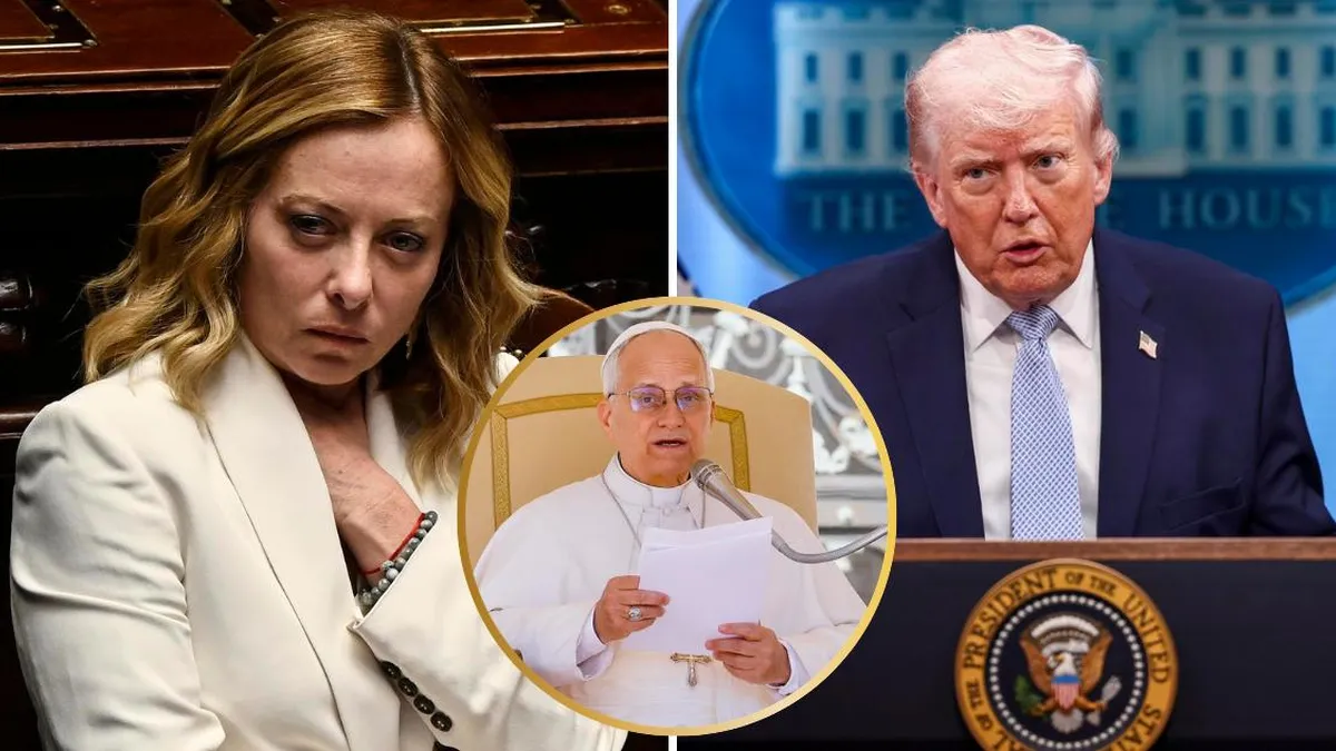 Giorgia Meloni defiende al Papa León XIV tras las críticas de Donald Trump.