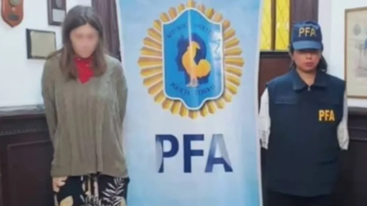 Mujer chilena detenida en Argentina por el asesinato de su bebé de dos meses.