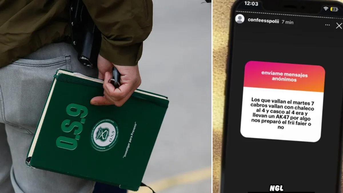 Estudiante de 18 años formalizada por amenazar con tiroteo en Liceo Bicentenario.