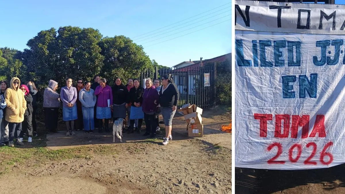 Estudiantes y apoderados del Liceo Latorre exigen soluciones por problemas de transporte.