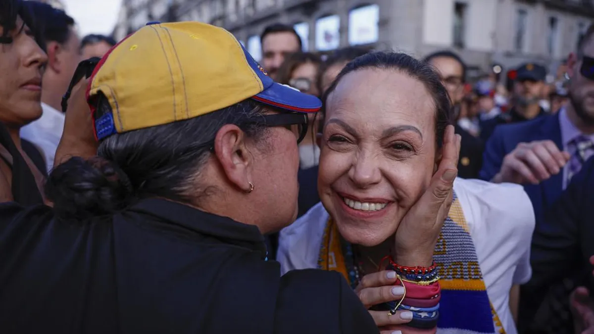María Corina Machado llama a la unidad y esperanza por un futuro libre en Venezuela.