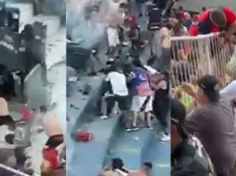 Incidentes en las tribunas suspenden el clásico Olimpia vs Cerro Porteño en Paraguay.