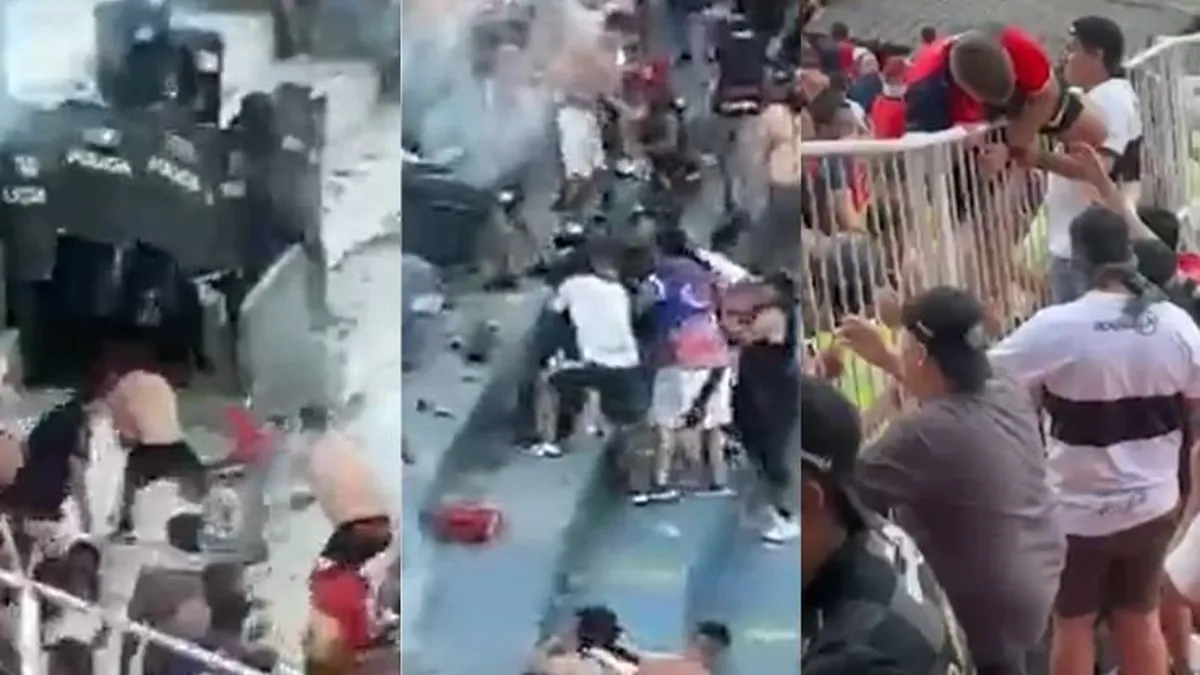 Incidentes en las tribunas suspenden el clásico Olimpia vs Cerro Porteño en Paraguay.