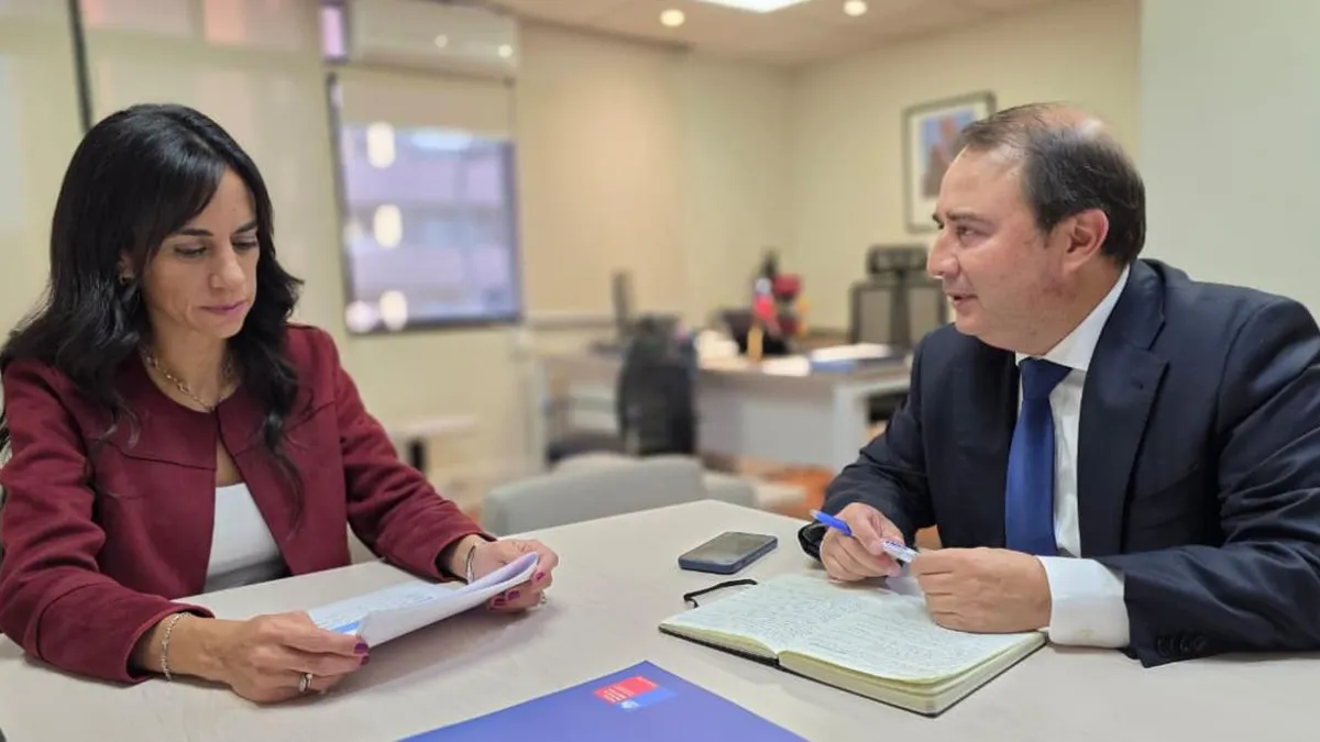 La presidenta del Senado