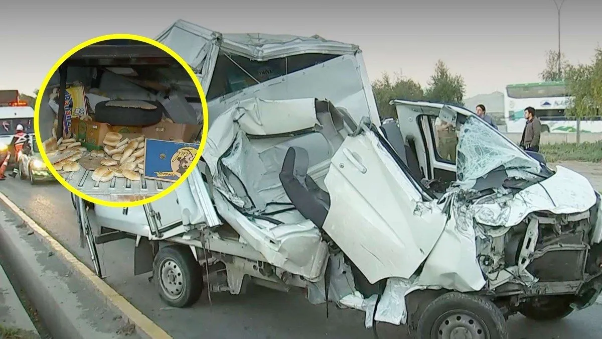 Accidente en San Bernardo: furgón de panadería choca con remolque