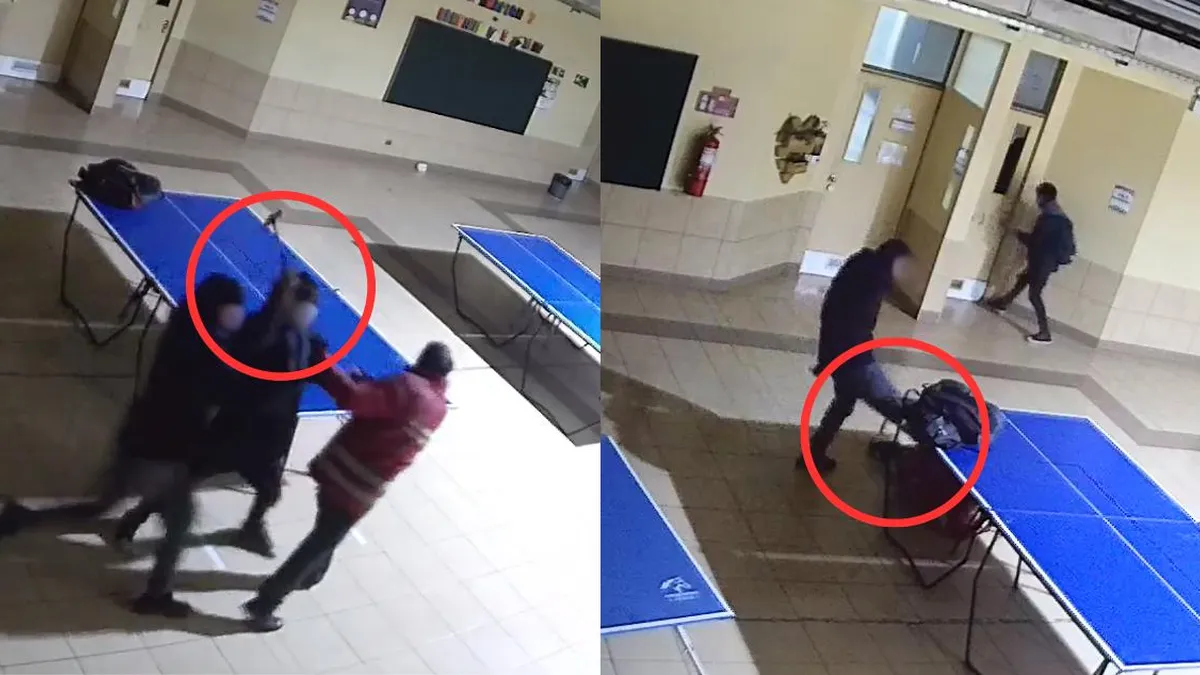 Adolescente de 17 años condenado a 10 años por violento robo en colegio de Temuco.