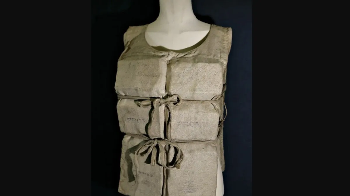 Chaleco salvavidas del Titanic se subastará el 18 de abril