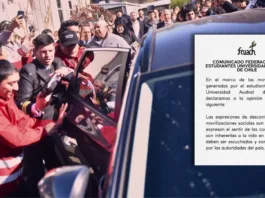 Estudiantes de la UACH defienden la protesta pacífica y condenan agresión a ministra.