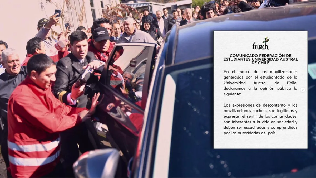 Estudiantes de la UACH defienden la protesta pacífica y condenan agresión a ministra.